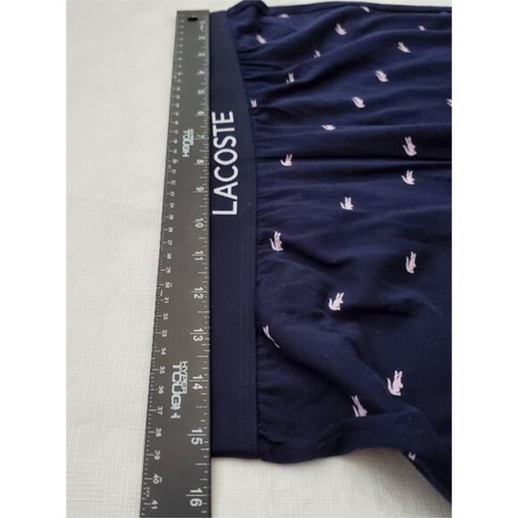 Lacoste‎ Men's Blue Crocodile Motif Pajama Lounge Sleepwear Jogger Pants Size M - Picture 5 of 8